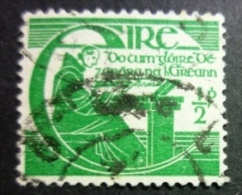 EIRE 1944: YT 99 / Mi 93 Y / Hib C24 A Broken Letter E / Sc 128 / SG 133, O - FREE SHIPPING ABOVE 10 EURO - Used Stamps