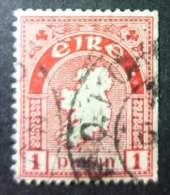 EIRE 1941-44: YT 79 / Mi 72 A / Hib D17 Wa, Wmk E Inverted, O - FREE SHIPPING ABOVE 10 EURO - Used Stamps