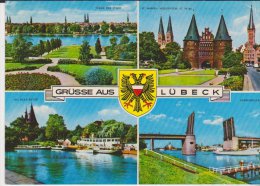 Grüsse Aus Lübeck Mehrbildkarte - Lübeck