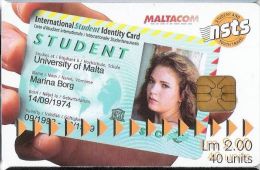 Malta - Malte -  Student Identy Card - Malta