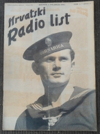 HRVATSKI RADIO LIST, NDH BROJ 7, 1941 WW2 - CROATIA NAVY - NDH MORNARICA NDH MORNAR Kroatien Kriegsmarine Marine - Other & Unclassified