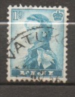 FIDJI Elisabth II 1p Turquoise 1956-59 N°147 - Fiji (...-1970)