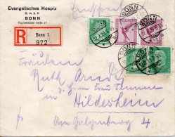 ALLEMAGNE LETTRE RECOMMANDEE BONN 1929 - Andere & Zonder Classificatie