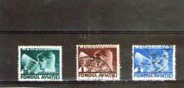 1936 -  Timbres Pour  Fonds Aviation Y&T No P.A. 25/27 - Used Stamps