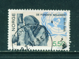 NORWAY - 1995  United Nations  5k50  Used As Scan - Used Stamps