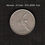 BERMUDA    25  CENTS  1970  (KM # 18) - Bermudes