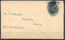 USA  Entier Sur LETTRE   Bande De Journal      Pour  MULHAUSEN Germany - ...-1900