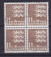 Denmark 1989 Mi. 940     11.00 Kr Small Arms Of State Kleines Reichswaffen 4-Block !! - Blocchi & Foglietti