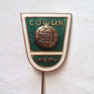 Badge (Pin) ZN000300 - Basketball Bulgaria Sofia 7th Regional Women European Championship FIBA 1960 - Basketball