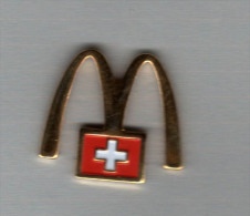 Pin´s  SUISSE, Restaurant  Rapide  MAC  DO   SUISSE - McDonald's