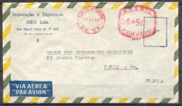 Lettre RIO De JANEIRO Cachet AVENIDA  Le 13 XII 1949    Pour PARIS   Affranchi  Sans Timbes   PAR AVION - Cartas & Documentos