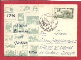 N°Y&T 1564+1565  POZNAN  Vers  FRANCE Le   03 SEPTEMBRE 1966(2 SCANS) - Briefe U. Dokumente