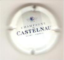 CAPSULE MUSELET CHAMPAGNE DE CASTELNAU (noir Sur Blanc Légère Bande Grise) - La Goutte D'Or