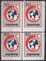 YUGOSLAVIA - JUGOSLAVIA - ERROR - VERT. IMPERF. - TBC TAX - RED CROSS - Pair - **MNH -1987 - Beneficenza