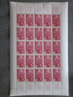 MAROC Ex Protectorat Français  Feuille 25 Timbres **  Coin Daté N° 288 Y/T  C/62 € Sheet Of 25 Stamps Rating:€ 62 - Ungebraucht