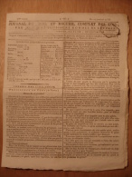 JOURNAL DU SOIR 6 AVRIL 1799 - DENONCIATION CONTRE MARQUEZY - LOI DESERTION - RASTADT LETTRE DE LA DIETE - ELITE SUISSE - Periódicos - Antes 1800