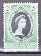 Jamaica, 1953, Coronation, SG 153, Used - Jamaica (...-1961)