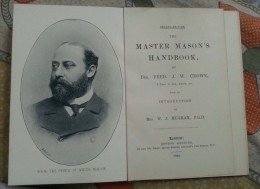 Freemasonry, Maconnerie, Master Mason's Handbook 1894, Prince Of Wales Edward VII, 3 Scans See For Details - 1900-1949