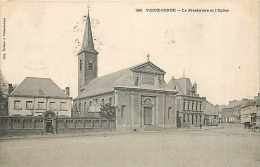 Oct13 954 : Vieux-Condé  -  Presbytère  -  Eglise - Vieux Conde