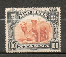 NYASSA Dromadaires 100r Bistre 1901 N°36 - Nyasaland