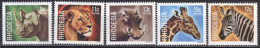 RHODESIA - ANIMALS - GIRAFES - LEON - Big CATS - MNH ** - 1978 - Rhinoceros