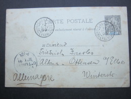 1899, Carte Postale  A Allemagne - Brieven En Documenten