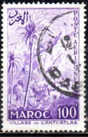 FRENCH MOROCCO 1955 Air - Village In The Anti Atlas - 100f. - Violet FU - Luftpost