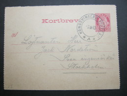 1903, Schiffstempel Auf Ganzsache - Covers & Documents