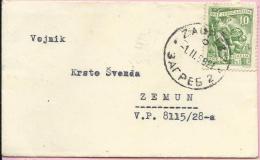 Letter - Zagreb-Zemun, 1.2.1958., Yugoslavia (military Post - V.P. 8115/28-a ) - Lettres & Documents