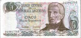 CINCO PESOS ARGENTINOS - Argentinië