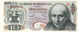 BILLET # MEXIQUE # 1975 # PICK 724  # 10 PESOS # NEUF # - Mexico