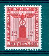 VARIÉTÉS1938   N° 111  SERVICE 12 P ROUGE CARMIN REICH NEUF** GOMME 50.00 € - Errors & Oddities