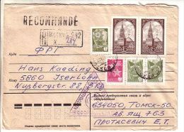 USSR / RUSSIA " REGISTERED " Postal Cover To GERMANY 1984 - Good Stamped - Phila Cencor Opened - Other & Unclassified