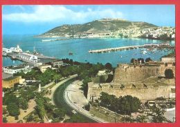 CARTOLINA VIAGGIATA SPAGNA - CEUTA - Panorama Del Porto E Della Città -  10 X 15 - ANNULLO 1987 - Ceuta