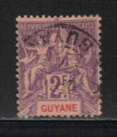 GUYANE N° 48 Obl. - Gebruikt