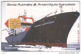 TAAF, TAF-27, Le Marion Dufresne II, Ship, 2 Scans. - TAAF - Terres Australes Antarctiques Françaises