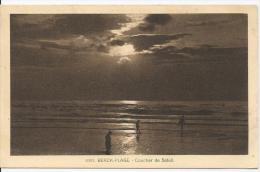 Berck-Plage - Coucher De Soleil - Carte Non écrite - Berck