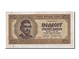 Billet, Serbie, 50 Dinara, 1942, 1942-05-01, TTB+ - Servië