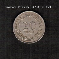 SINGAPORE     20  CENTS  1967  (KM # 4) - Singapour