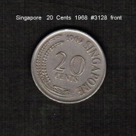 SINGAPORE     20  CENTS  1968  (KM # 4) - Singapour