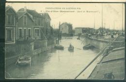 Inondations De Janvier 1910 - 6 - Fin D'oise - Maurecourt - Quai De Maurecourt   - Aby44 - Maurecourt