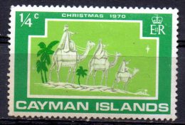 CAYMAN ISLANDS 1970 Christmas - 1/4c The Three Wise Men  MH - Kaimaninseln