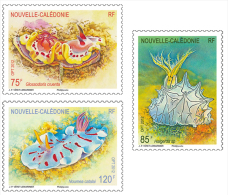 Nouvelle-Calédonie 2012 - Faune Marine, Nudibranches - 3val Neufs // Mnh - Unused Stamps