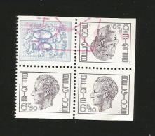 Belgien 1975 ,  Kehrdruck  Aus Markenheft Mi.Nr. 27 - Gestempelt / Used / (o) - - Tête-bêche [KP] & Inter-panels [KT]