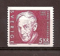 Schweden 1981, Nr. 1134, 100. Geburtstag Von Ernst WigforssPolitiker; Postfrisch (mnh) Sweden Sverige - Neufs