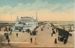 LANCS - SOUTHPORT - THE PIER AND MARINE DRIVE 1918 La2167 - Southport