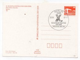 Entier Postal 10 Pf - Hans Peter Szyszka - Spinne 1987 - Berlin - DDR - Postales - Usados