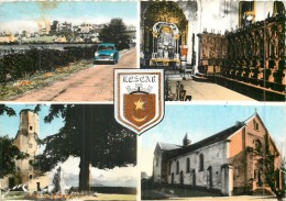 64 LESCAR - Vue Générale Intérieure De La Cathédrale - La Chaine Des Pyrénées - Lescar