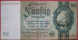 50 Reichsmark 1933 (WPM 182a) 30.3.1933 - 50 Reichsmark