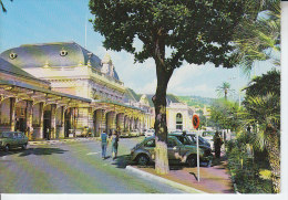 D19 80 - Cpsm 06 NICE - La Gare SNCF (coccinelle) Voiture - Transport (rail) - Station